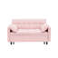 Chaise-lit pliante rose