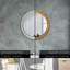 Huldar Glass Flat Wall Mirror
