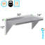 Tablette murale en acier inoxydable AmGood-50139809