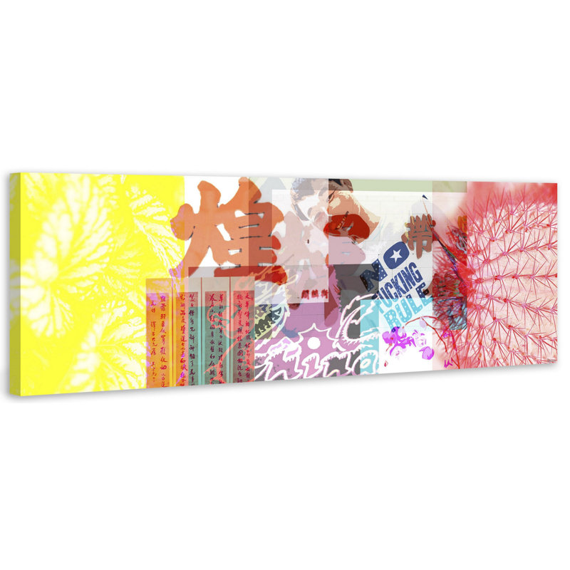 1 Piece Wrapped Canvas Wall Art, 38cm H x 114cm W