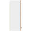Vidaxl Hanging Cabinet Riga 2 Pcs Smoked Oak And White 30 X 31 X 80 Cm-121217924