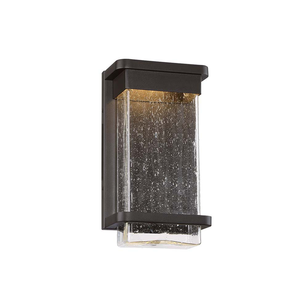 Vitrine 16.13" H Integrated LED Seeded Glass Outdoor Flush Mount Modern Forms 