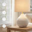 Lampe de table blanche 17,5 po Alleman