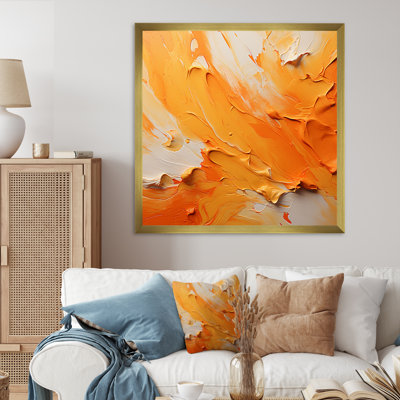 Tangerine Tango I - paysages abstraits, reproduction sur toile