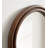 Larina Solid Wood Round Mirror