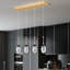 Mini Teardrop Crystal Pendant Light Black Gold Pendant Lights LED Dimmable Pendant Lighting for Bedroom Kitchen Island Dining Room(4-Light)-1837569183