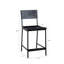 Tabouret de comptoir 24 po, métal noir / bois, aucune différence de coussin, capacité de poids de 300 lb, modèle Synergy métal / bois requis pour l'assemblage, coussin de charge de 300 lb,