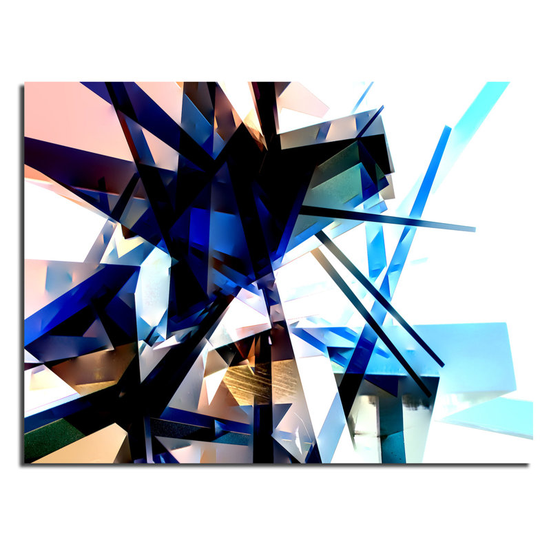 Vibrant Geo - impression d'art graphique, H 12 po x l 16 po x P 1 po