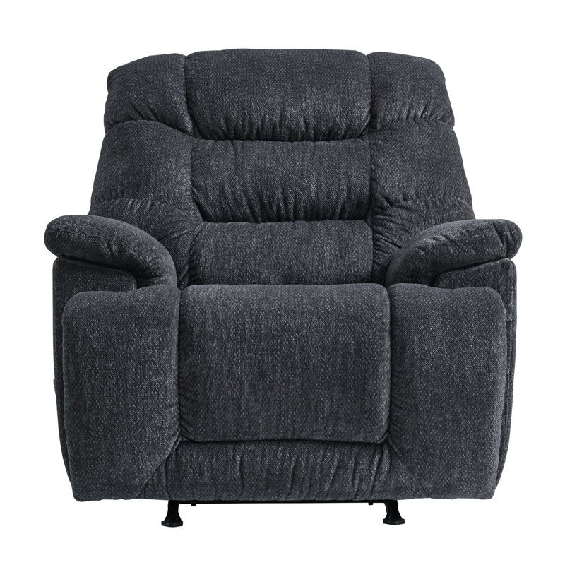 Taupe Polyester Blend Oversized Rocker Recliner
