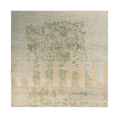 One-of-a-Kind Rectangle 12' X 12'1" No Wool Area Rug in Gray/Green