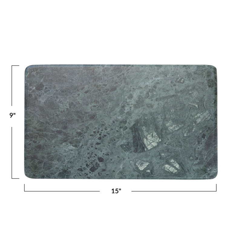Green Rectangular Marble Cutting Board
