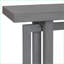 Table basse 59,1 "en placage de pin avec pieds en pin massif - Table de canapé moderne pour le salon et le couloir-26122999