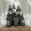 6 Piece Metal Lantern Set Cylindrical Candle Lanterns with Doors | Decorative Indoor Outdoor Lantern for Patio & Garden-118804011