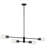 47.50" 4-Light Linear Chandelier-599578969
