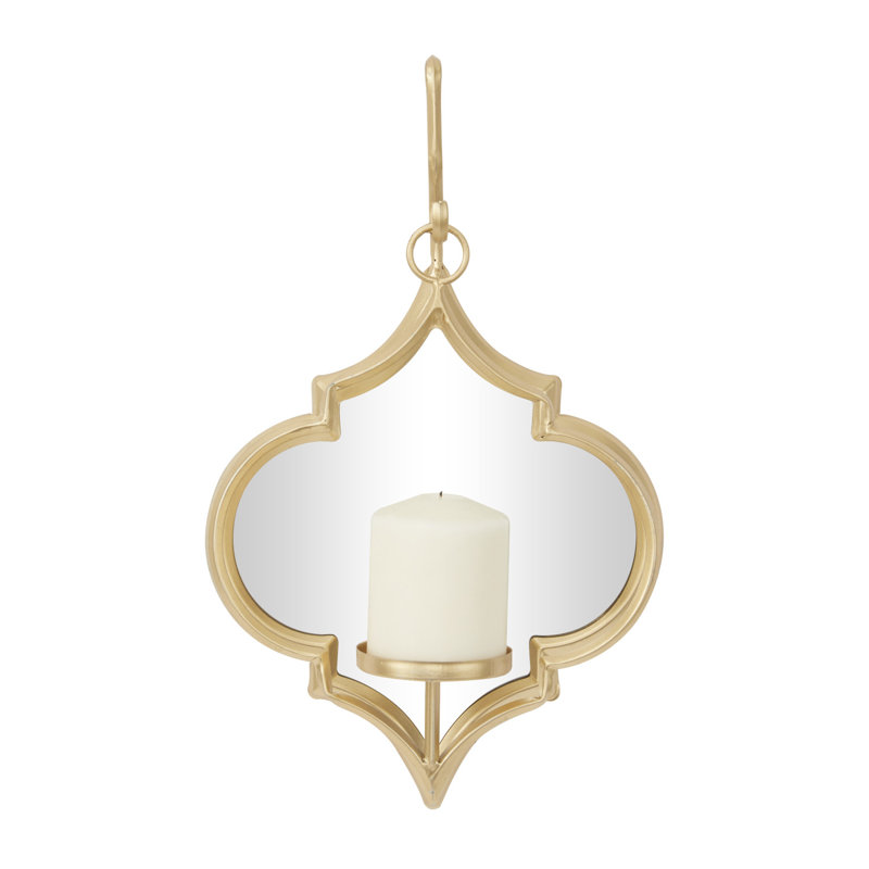 Cosmoliving By Cosmopolitan Contemporary Metal Wall Sconce, Gold