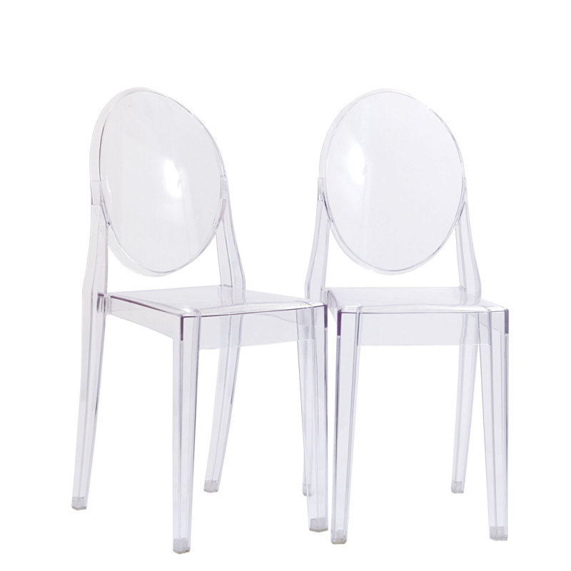Chaises d'appoint de salle à manger Casper, Jaune, 2