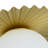 Abbey 9.8" 1- Light Gold Modern Globe Glass Flush Mount Lighting Fixture For Living Room/Bedroom/Corridors-191229353