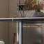 Ensemble de table rectangulaire simple de luxe à lumière familiale-110665349