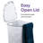 Jaliyah Plastic Laundry Hamper with Handles-1692607812