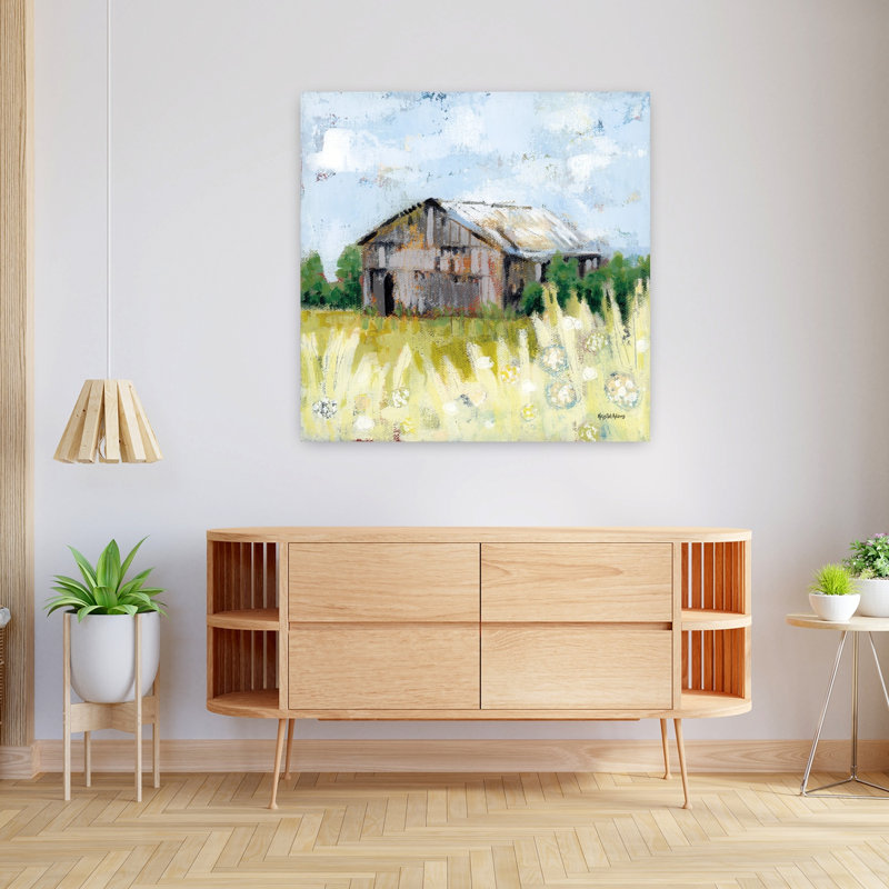 Springtime On The Farm by Krystal Adams - Wrapped Canvas Print, 91.44 cm H x 91.44 cm W