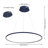 Odin 1-Light LED Unique / Statement Chandelier-116415424-71027345