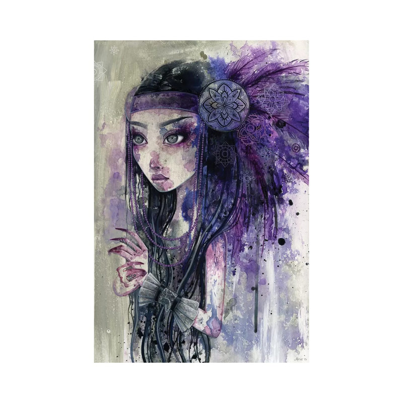 Old Sorrows by Megan Majewski - Wrapped Canvas Gallery-Wrapped Canvas Giclée, 20.32 cm H x 30.48 cm W