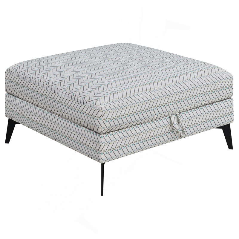 Repose-pieds rembourré avec rangement (un seul repose-pieds)