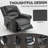 Power Lift Recliner Chair Heat Massage Dual Motor, Faux Leather, Heavy Duty Motion Mechanism-171651246