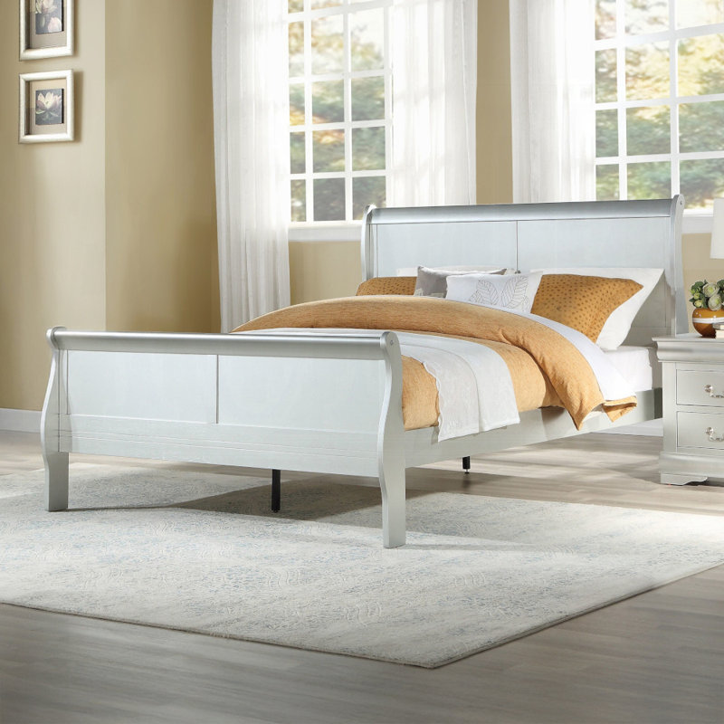 Grand lit Louis Philippe, Grand, Silver