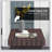 Outsunny Folding Rattan Side Table, Durable And Portable Outdoor End Table For Balcony, Backyard, Garden, Lawn, Courtyard