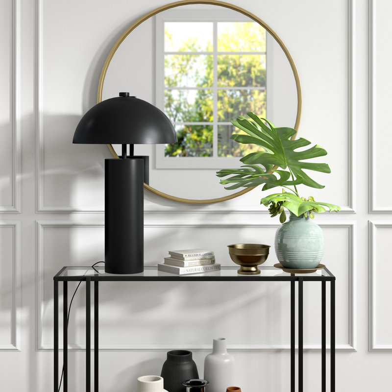 Marcella Geof 27" Table Lamp, Black
