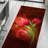Floral Printed Non Woven Soft Type Rug with Scalloped Edge Detail for Elegant Home Décor-114320777