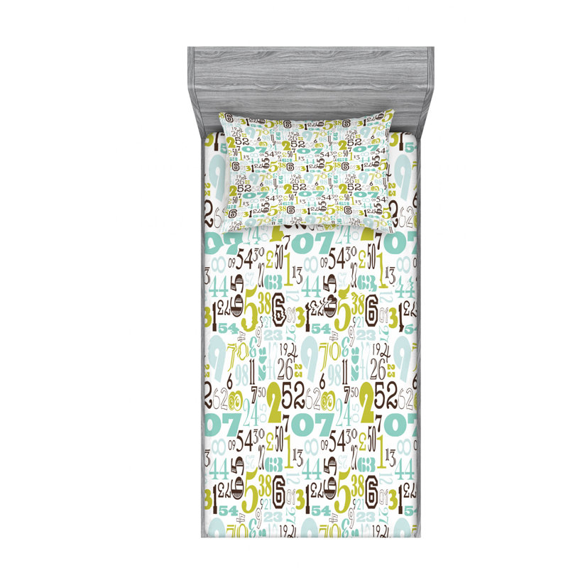Microfiber Sheet Set, Twin XL Sheet Set with Fitted Sheet
