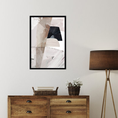«Peleg Caves» par Dan Hobday, impression sur bois encadrée