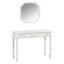 Bureau de maquillage rétro avec grand miroir
