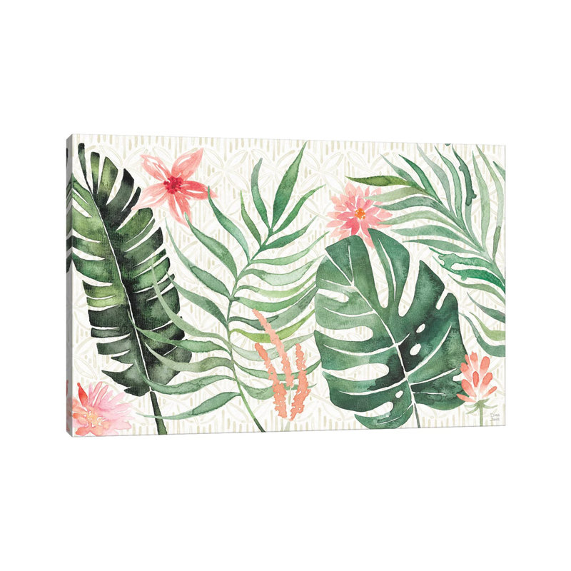 Paradise Petals I by Dina June - Wrapped Canvas Print, 20.32 cm H x 30.48 cm W