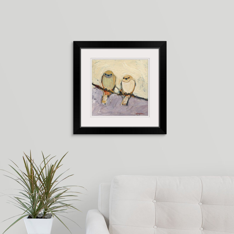 «Nolani An Unspoken Bond» par Jennifer Lommers, reproduction sur toile, H 32 po x l 32 po x P 1 po, Cadre noir