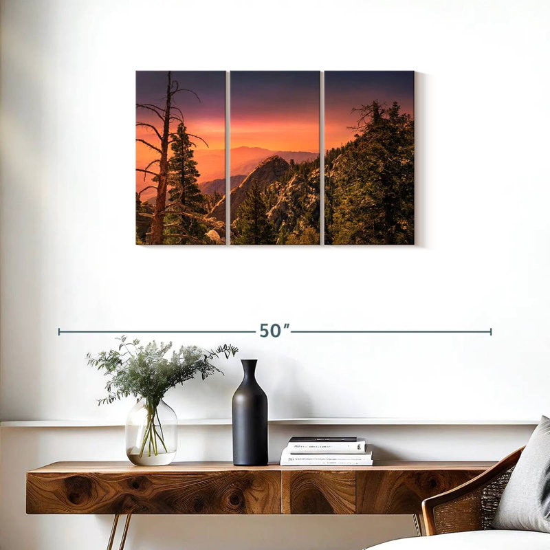 Alvord Sunset Over San Jacinto Park, 20" H x 33" W
