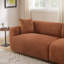 Canapé rembourré de 90 po en polyester à 3 places avec coussins décoratifs de 90 po de large disponible dans le salon-1785104614