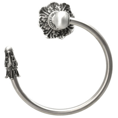 Acanthus swing towel smooth ring left Renaissance style 