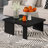 Modern Minimalist Coffee Table Set, Rectangle Coffee Table With Splicing Design-1446998156