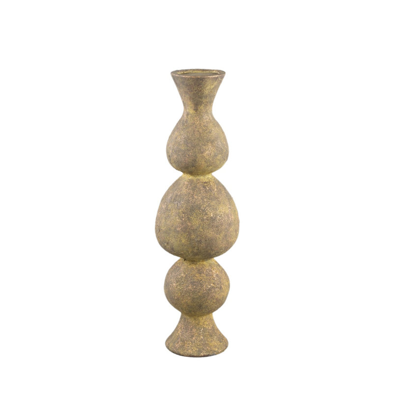 Larry Cement Candelabra, 70cm H x 20cm W x 20cm D