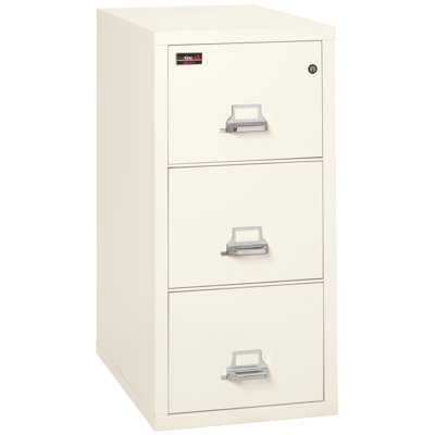 Fireproof 19'' Wide 3 -Drawer Steel File Cabinet