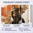 Minimalism African Woman Portrait - African Art Canvas Art-95881178-95881179