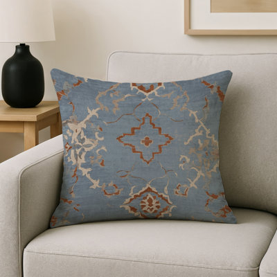 Coussin décoratif intérieur / extérieur bleu Modern Modern