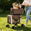 Poussette convertible 3-en-1 pour chien et chats-131519222