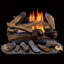 Ensemble de bûches au gaz Duluth Forge-57863561