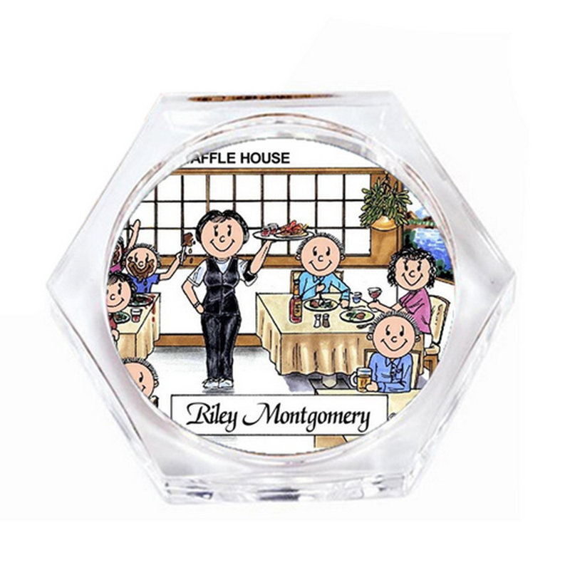 Ensemble de 4 sous-verres personnalisés, Oui