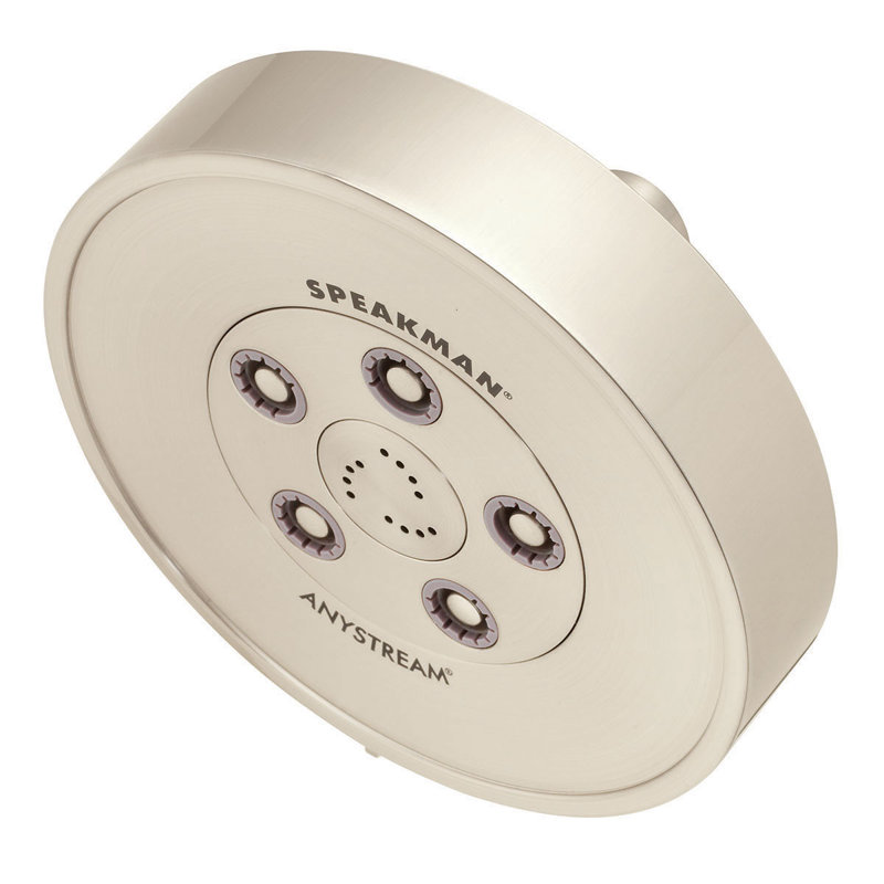 Pomme de douche réglable Neo 2,5 GPM, Nickel brossé, 2.5 GPM