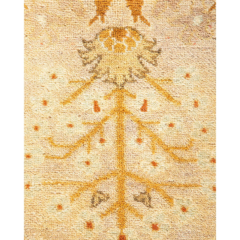 Gazala One-of-a-Kind 6' 1" X 8' 10" Hand Knotted Area Rug
